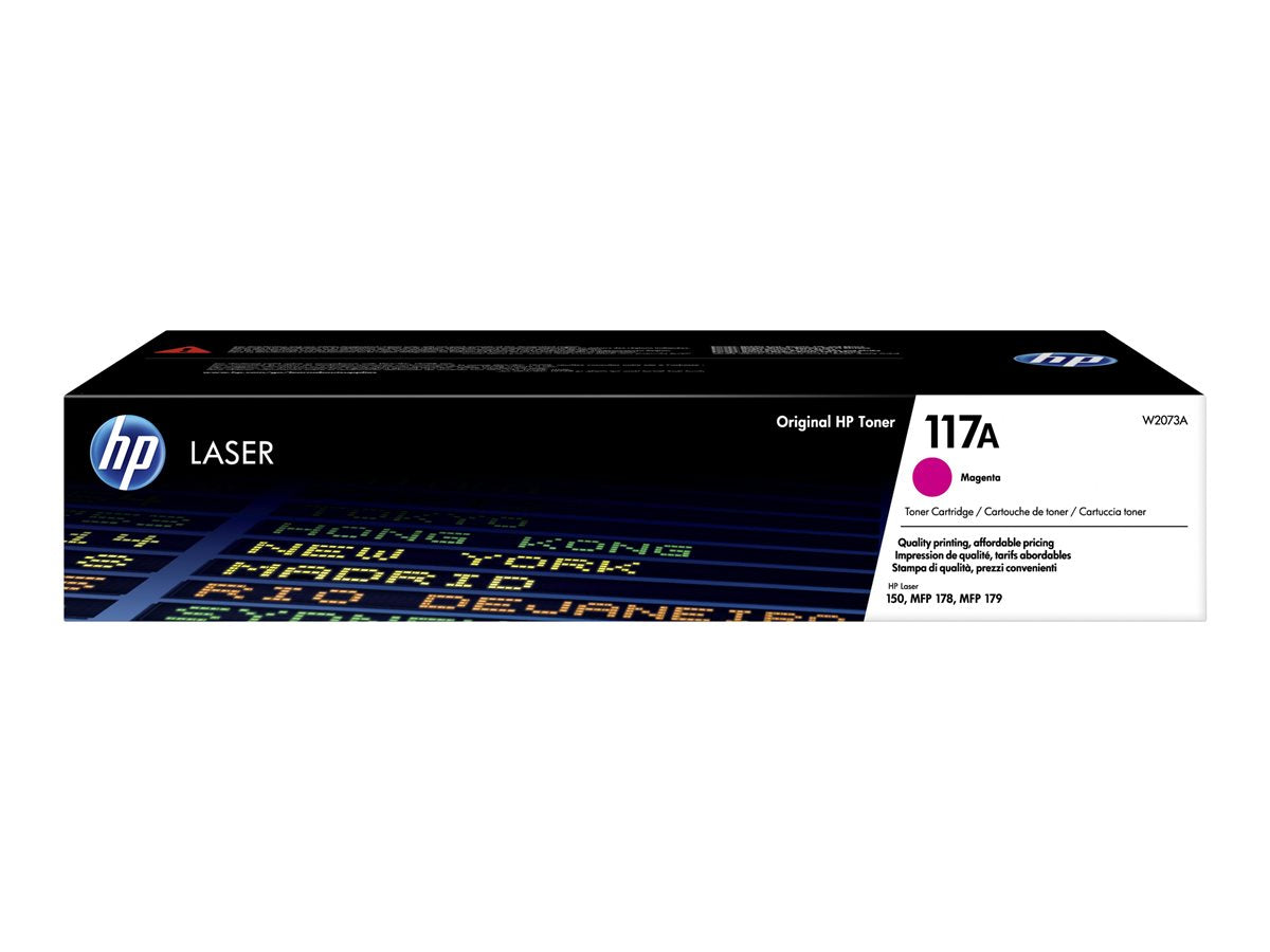 HP 117A - Magenta - original - toner cartridge (W2073A) - for Color Laser 150a, 150nw, MFP 178nw, MFP 178nwg, MFP 179fnw, MFP 179fwg