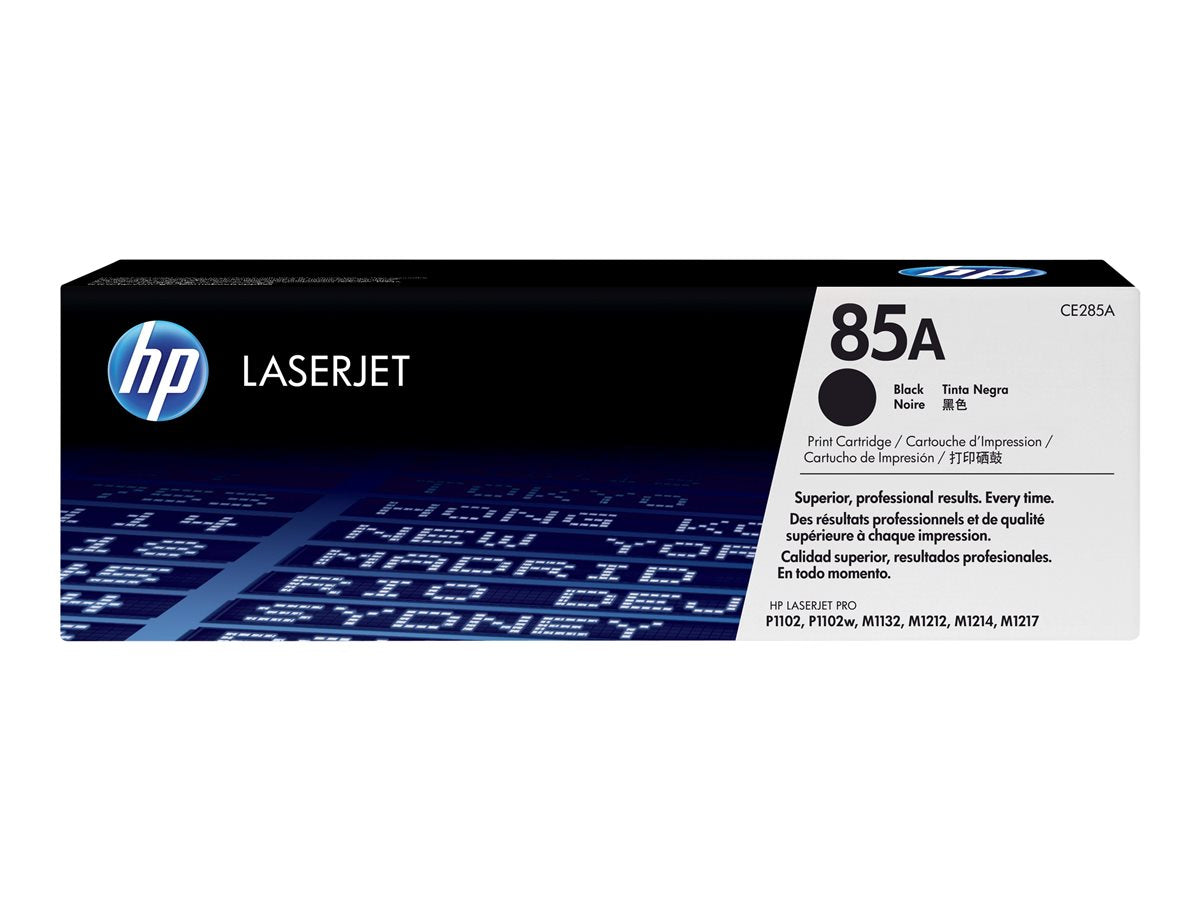 HP 85A - CE285A - 1 x Black - Toner cartridge - For LaserJet Pro M1132, M1212, M1217, P1102, P1104, P1106, P1107, P1108, P1109