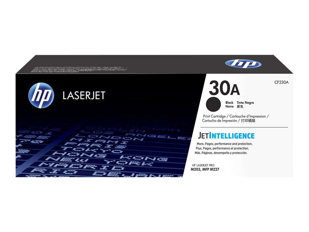 HP 30A - Black - original - LaserJet - toner cartridge (CF230A) - for LaserJet Pro M203d, M203dn, M203dw, MFP M227fdn, MFP M227fdw, MFP M227sdn
