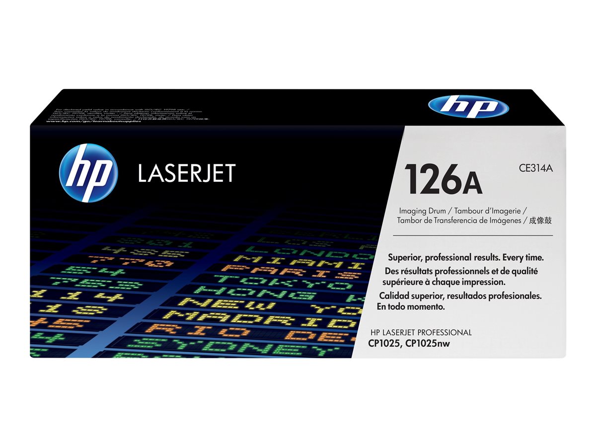 HP 126A - CE314A - 1 x Cyan - Drum kit - For Color LaserJet Pro CP1025, MFP M176, MFP M177, LaserJet Pro 100, TopShot LaserJet Pro M275