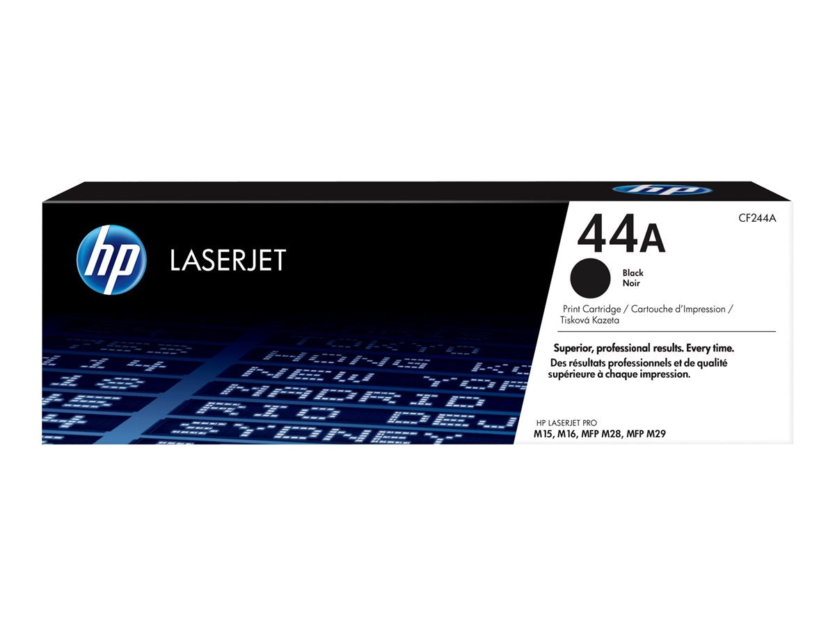 HP 44A - Black - original - LaserJet - toner cartridge (CF244A) - for LaserJet Pro M15a, M15w, M28a, MFP M28a, MFP M28w