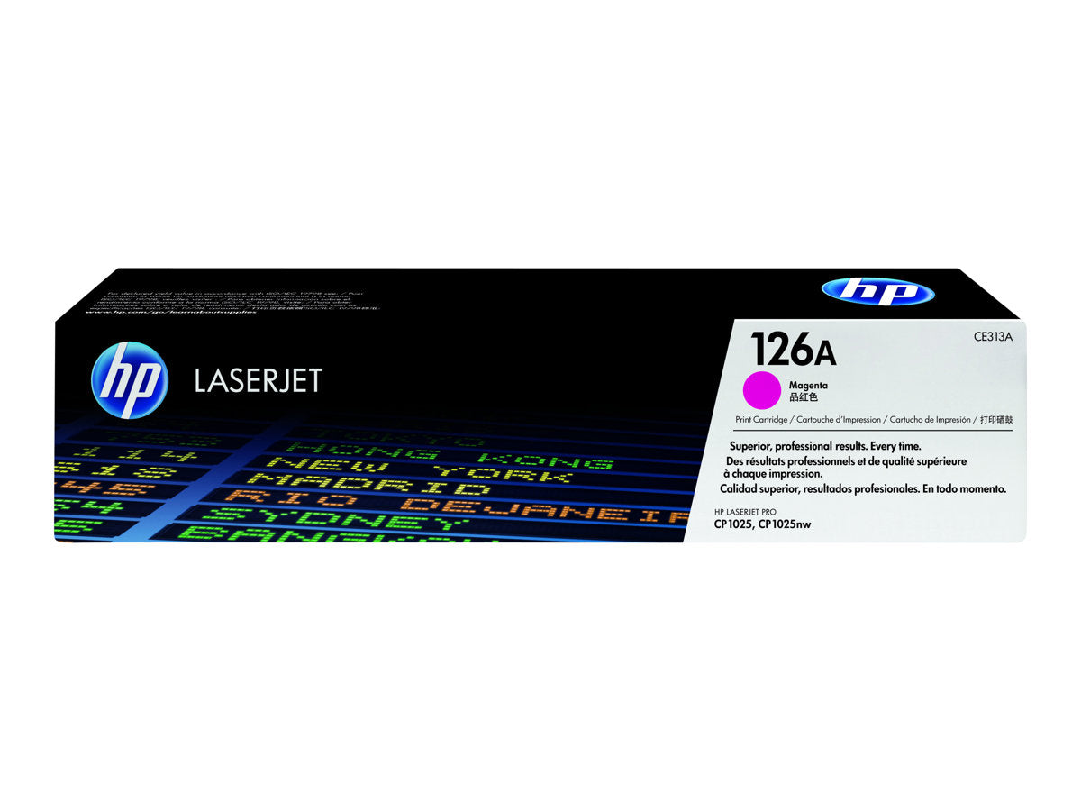 HP 126A - CE313A - 1 x Magenta - Toner cartridge - For Color LaserJet Pro CP1025, CP1025nw, LaserJet Pro 100, TopShot LaserJet Pro M275