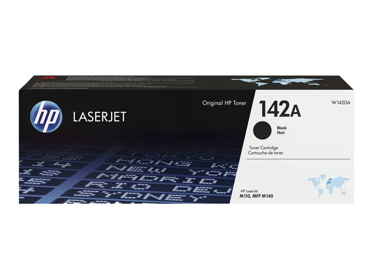 HP 142A - Black - original - LaserJet - toner cartridge (W1420A) - for LaserJet M110, M111, M1120, MFP M139, MFP M140, MFP M141