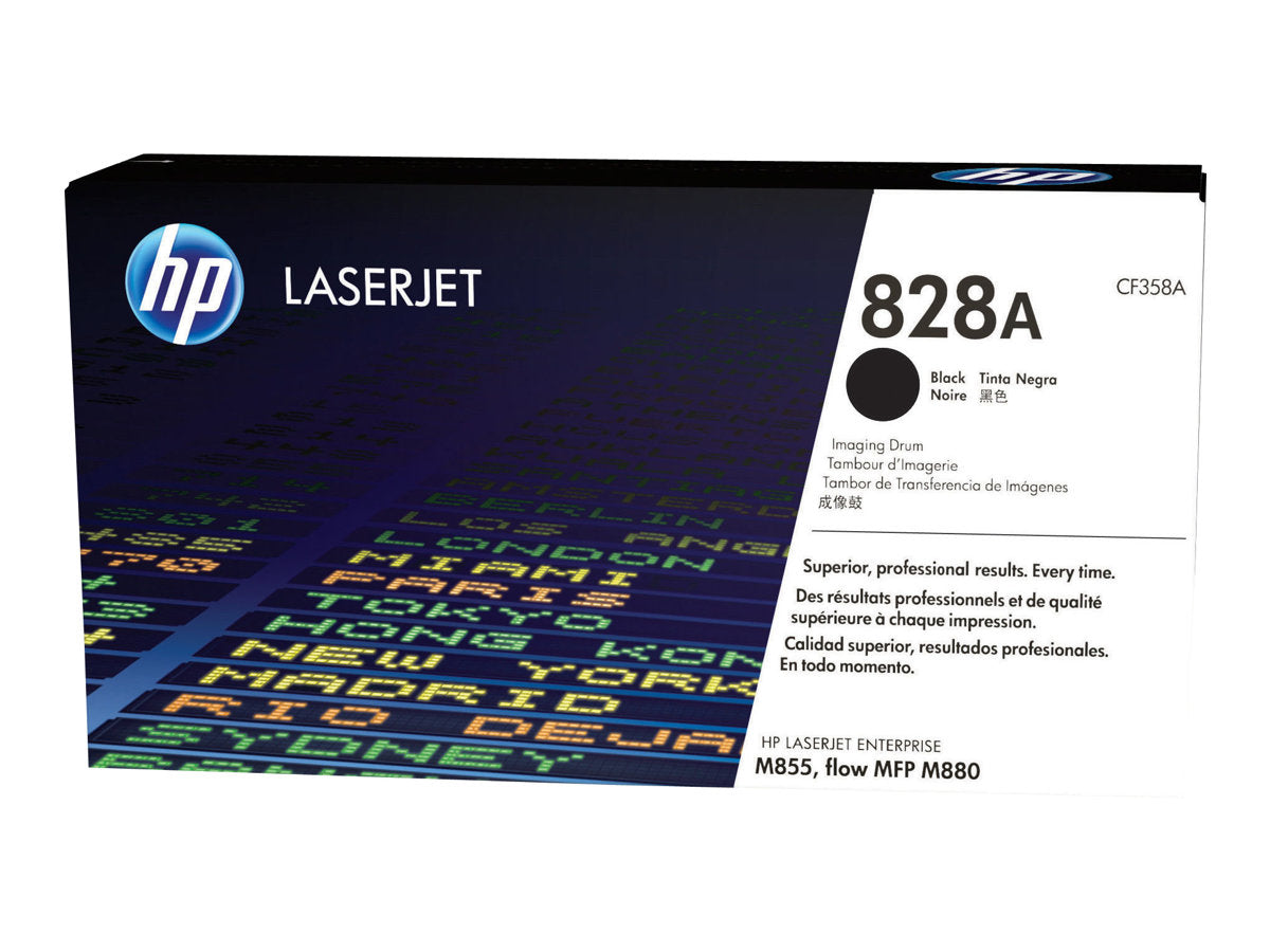 HP 828A - CF358A - 1 x Black - Drum kit - For Color LaserJet Enterprise flow MFP M880z, flow MFP M880z+, M855dn, M855x+, M855xh