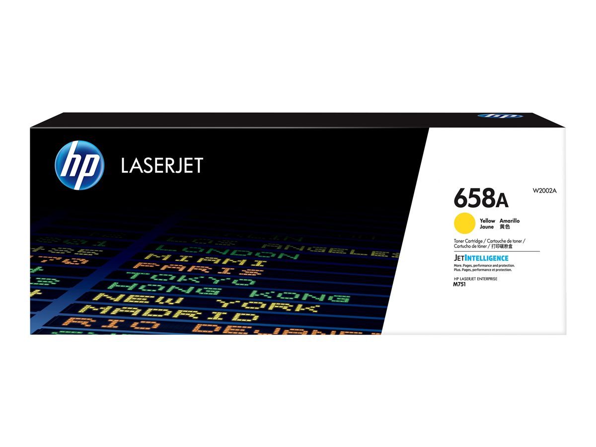 HP 658A - Yellow - original - LaserJet - toner cartridge (W2002A) - for Color LaserJet Enterprise M751dn, M751n