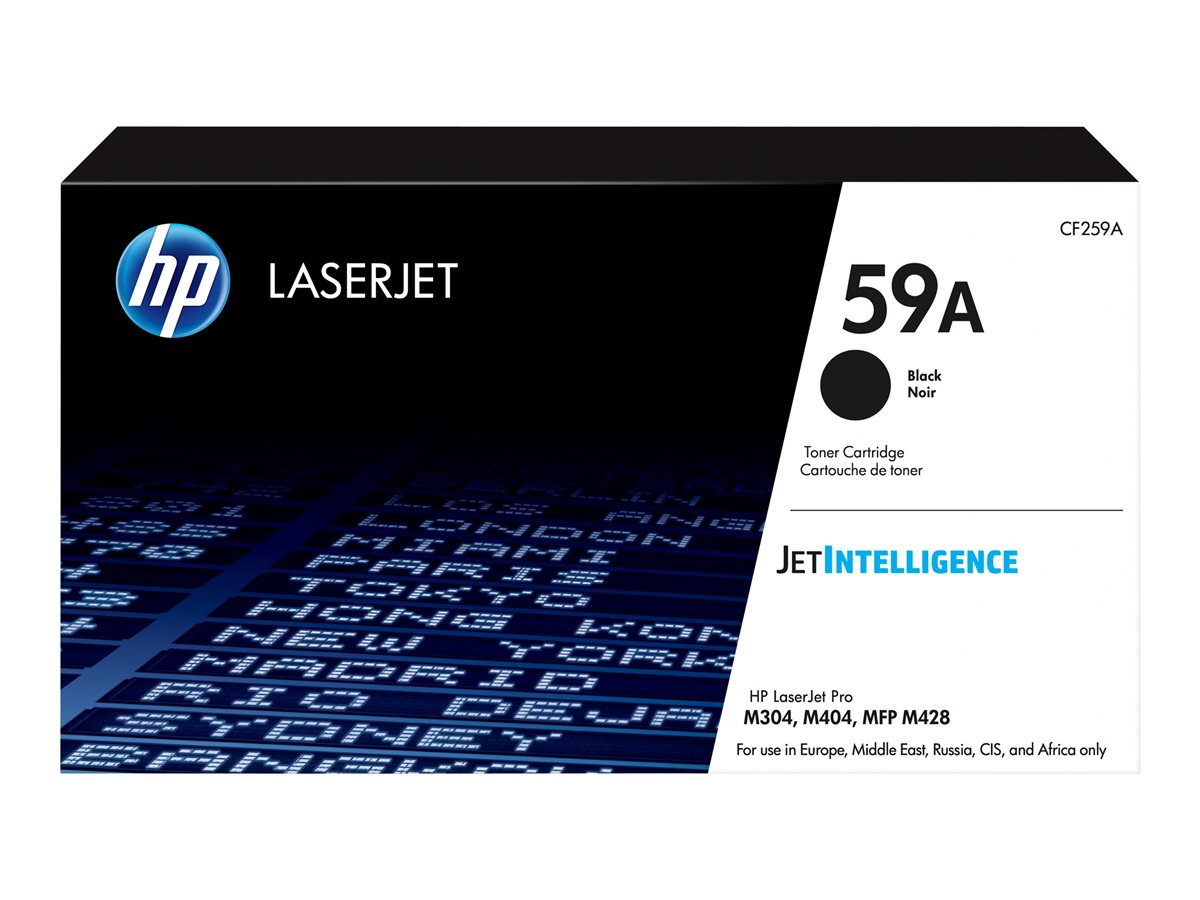 HP 59A - Black - original - LaserJet - toner cartridge (CF259A) - for LaserJet Pro M304a, M404dn, M404dw, M404n, M428fdw