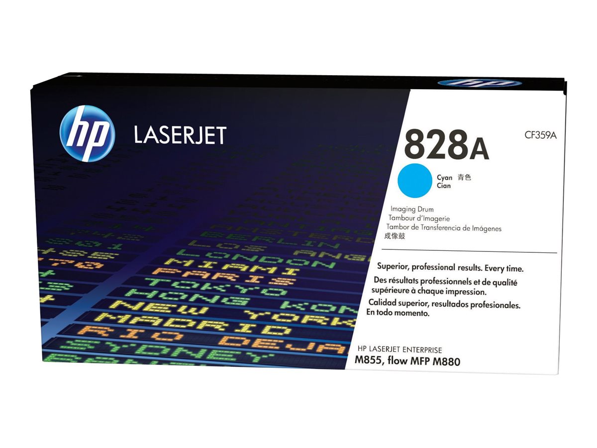 HP 828A - CF359A - 1 x Cyan - Drum kit - For Color LaserJet Enterprise flow MFP M880z, flow MFP M880z+, M855dn, M855x+, M855xh