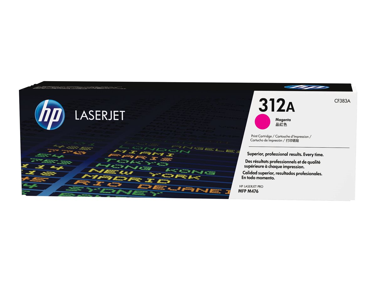HP 312A - CF383A - 1 x Magenta - Toner cartridge - For Color LaserJet Pro MFP M476dn, MFP M476dw, MFP M476nw