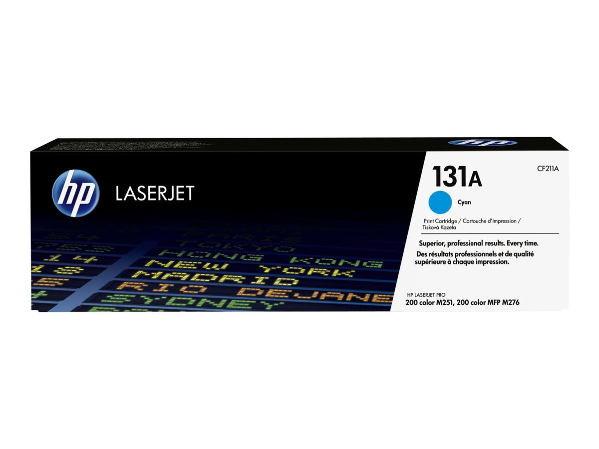 HP 131A - CF211A - 1 x Cyan - Toner cartridge - For LaserJet Pro 200 M251n, 200 M251nw, 200 MFP M276n, 200 MFP M276nw
