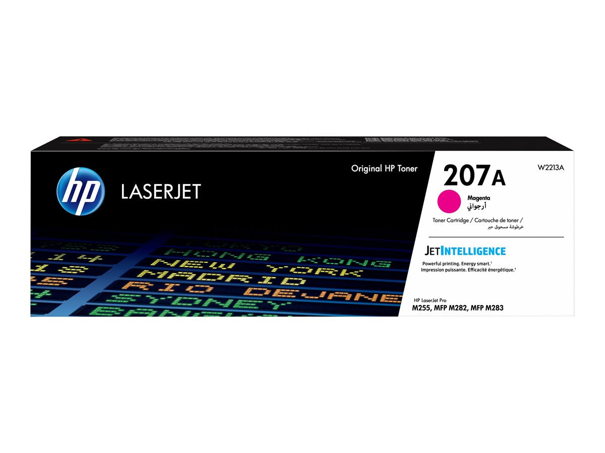 HP 207A - Magenta - original - LaserJet - toner cartridge (W2213A) - for Color LaserJet Pro M255dw, M255nw, MFP M282nw, MFP M283fdn, MFP M283fdw