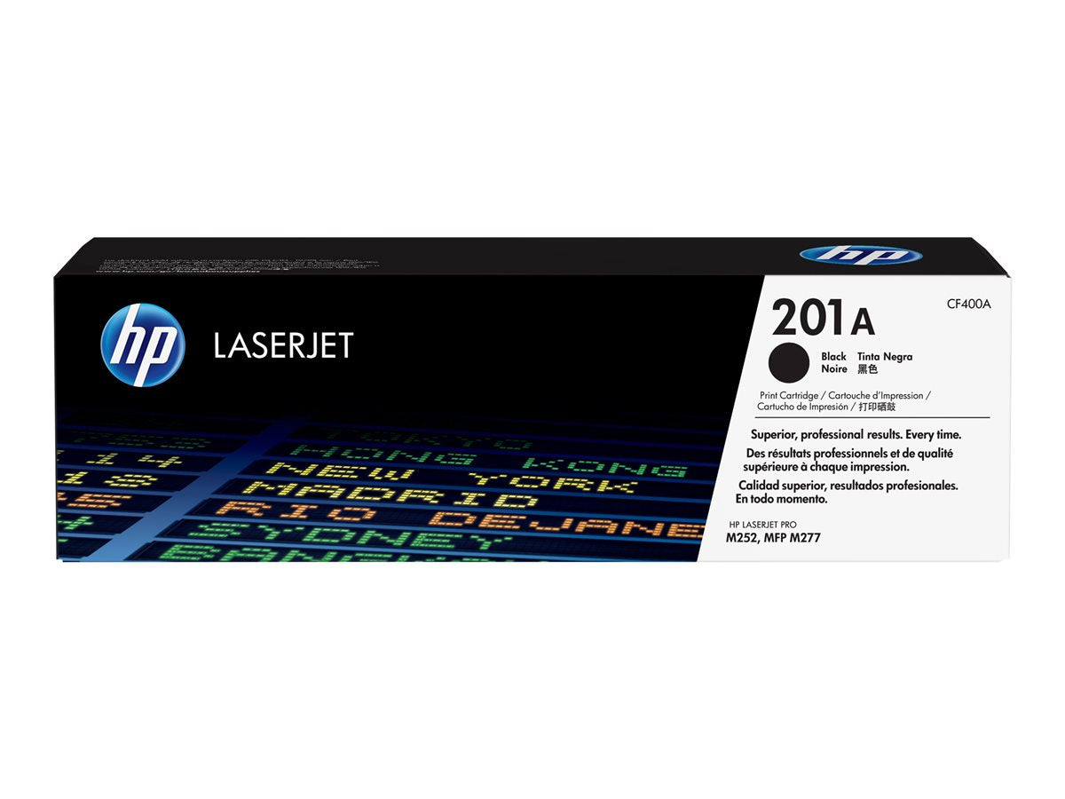 HP 201A - CF400A - 1 x Black - Toner cartridge - For Color LaserJet M277dn, M277dw, Color LaserJet Pro M252dn, M252dw, M252n, M277dw, M277n
