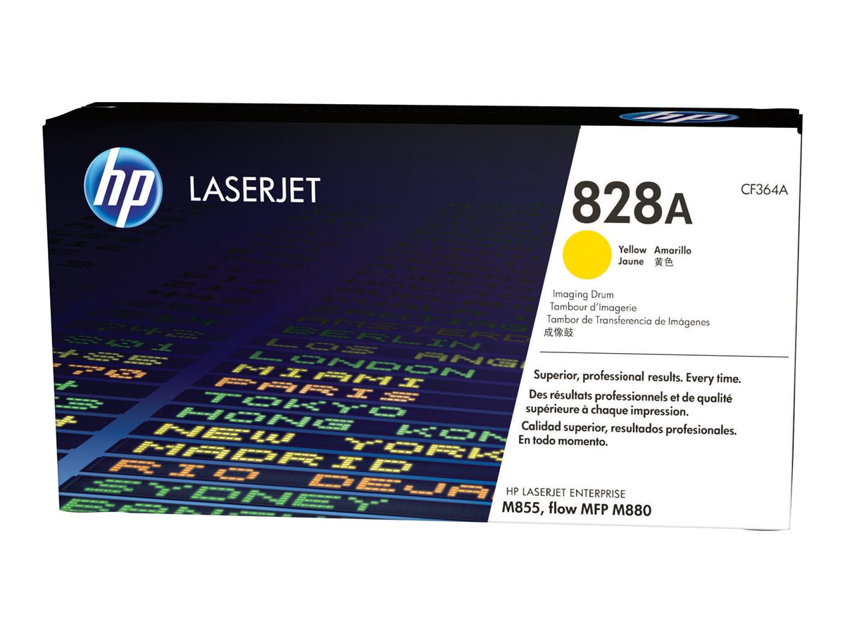 HP 828A - CF364A - 1 x Yellow - Drum kit - For Color LaserJet Enterprise flow MFP M880z, flow MFP M880z+, M855dn, M855x+, M855xh