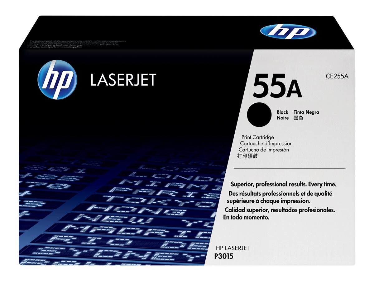 HP 55A - CE255A - 1 x Black - Toner cartridge - For LaserJet Enterprise 500, flow MFP M525, P3015, LaserJet Pro MFP M521