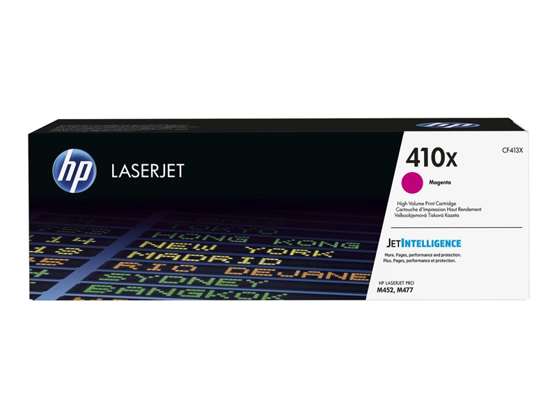 HP 410X High Yield Magenta Original LaserJet Toner Cartridge (CF413X) for M452, M377, M477