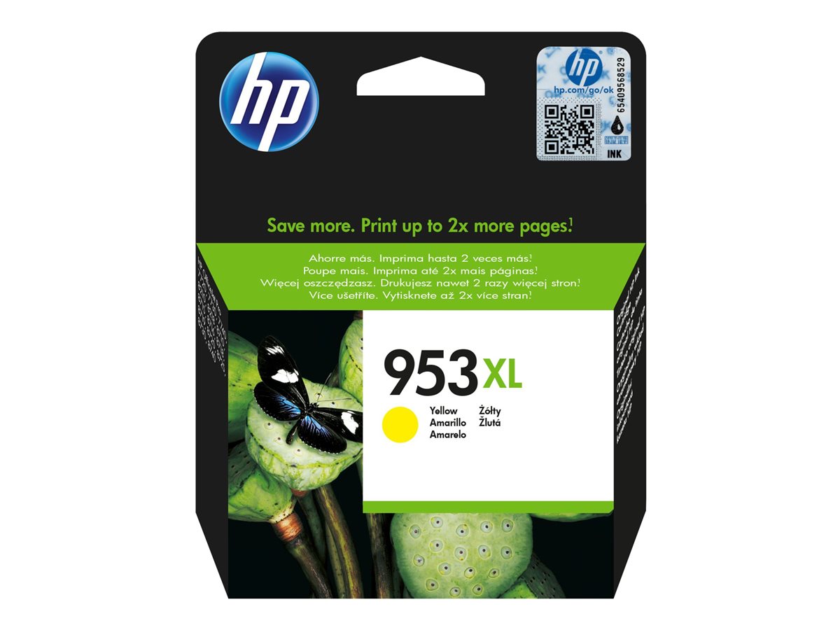HP 953XL - 18 ml - High Yield - yellow - original - blister - ink cartridge - for Officejet Pro 77XX, 82XX, 87XX